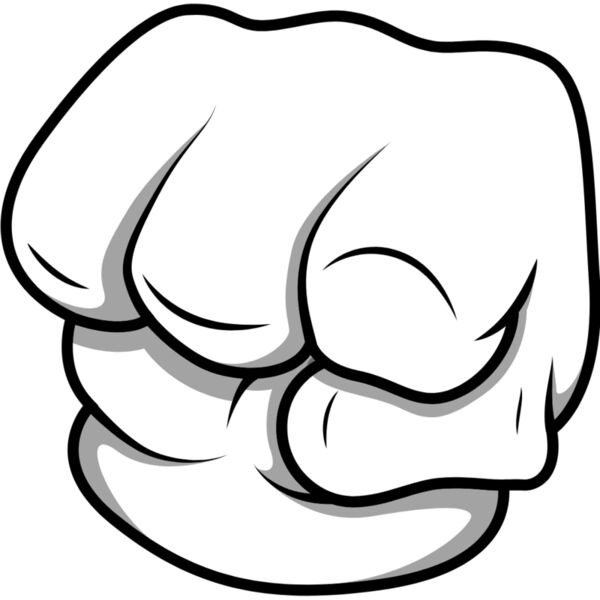Cartoon Hand Fist Punch 1 Thumbnail