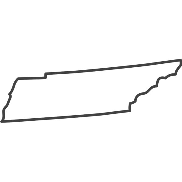 Tennessee Map Outline 1 Thumbnail