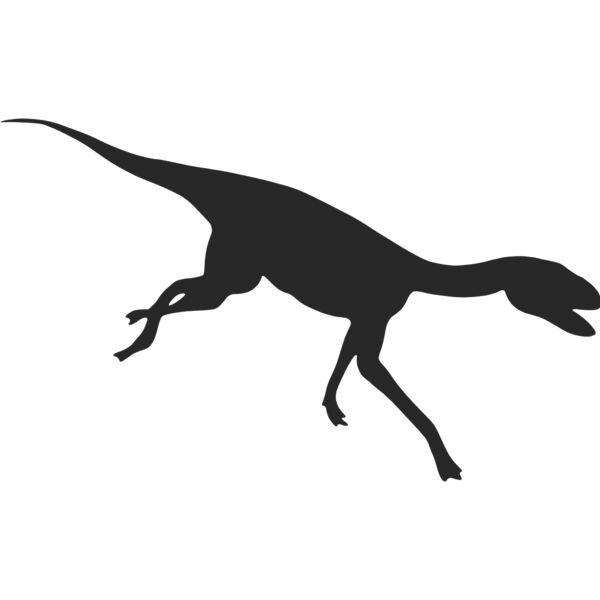 Raptor Dinosaur Silhouette 4 Thumbnail