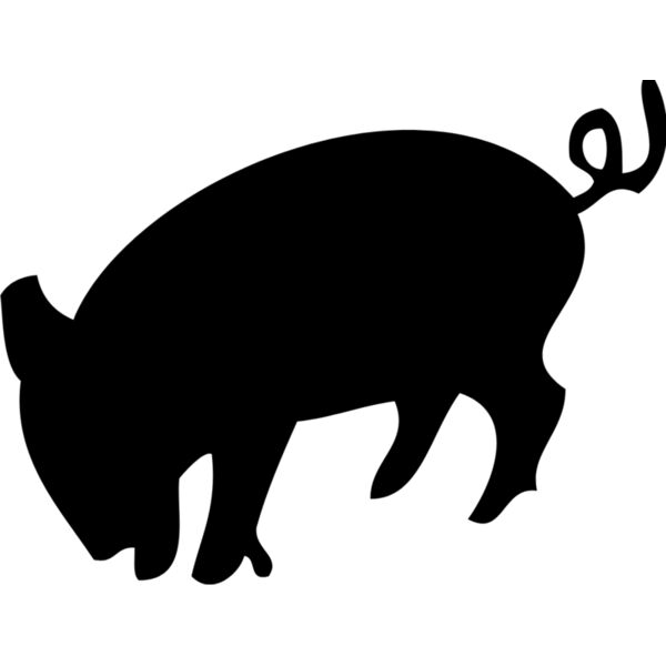 Pig Silhouette 5 Thumbnail