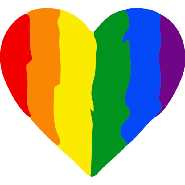 LGBT Gay Pride Rainbow Heart 4 Thumbnail