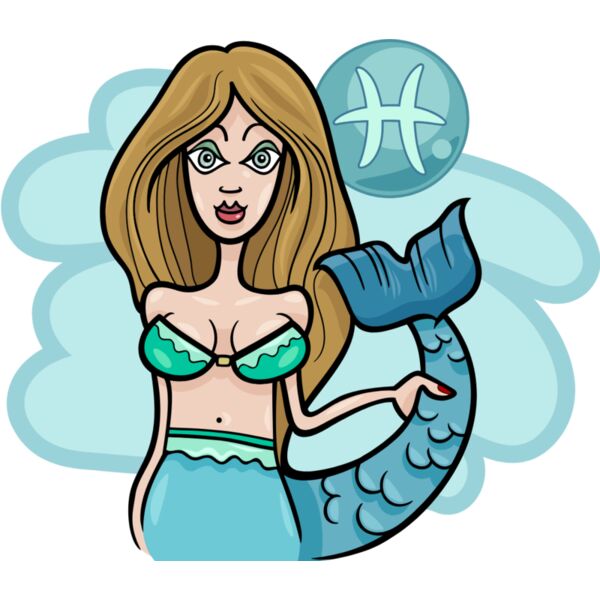 Pisces Fish Mermaid Lady 1 Thumbnail