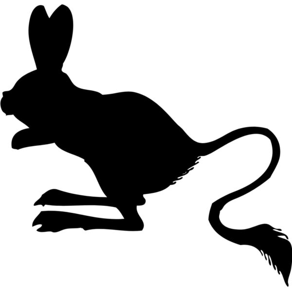 Jack Rabbit Silhouette 2 Thumbnail