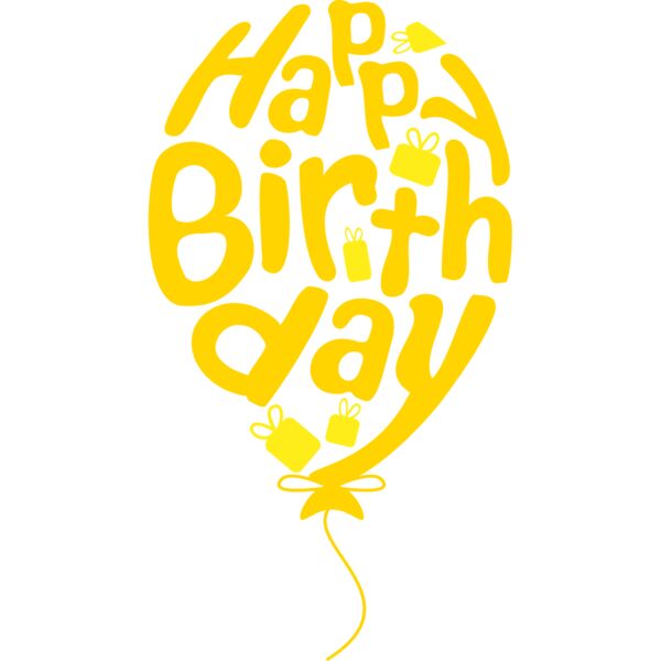 Birthday Balloon Text 1 Thumbnail