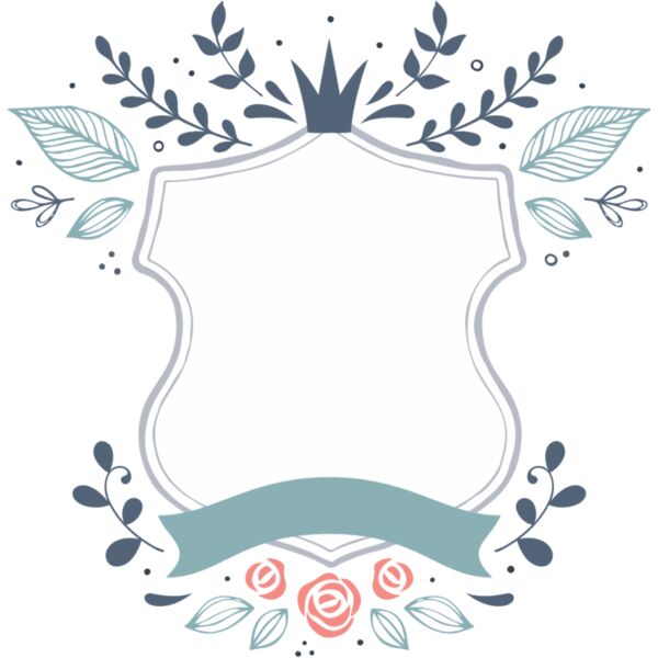 Floral Wedding Shield 1 Thumbnail