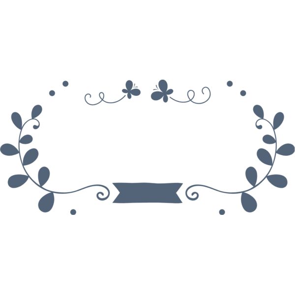 Floral Wedding Wreath Butterfly Ribbon 1 Thumbnail