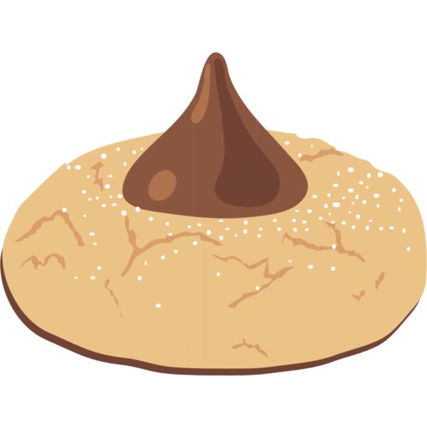 Christmas Chocolate Hershey Kiss Cookie 1 Thumbnail