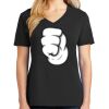 Ladies Core Cotton V-Neck Tee Thumbnail