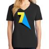 Ladies Core Cotton V-Neck Tee Thumbnail