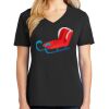 Ladies Core Cotton V-Neck Tee Thumbnail