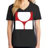 Ladies Core Cotton V-Neck Tee Thumbnail
